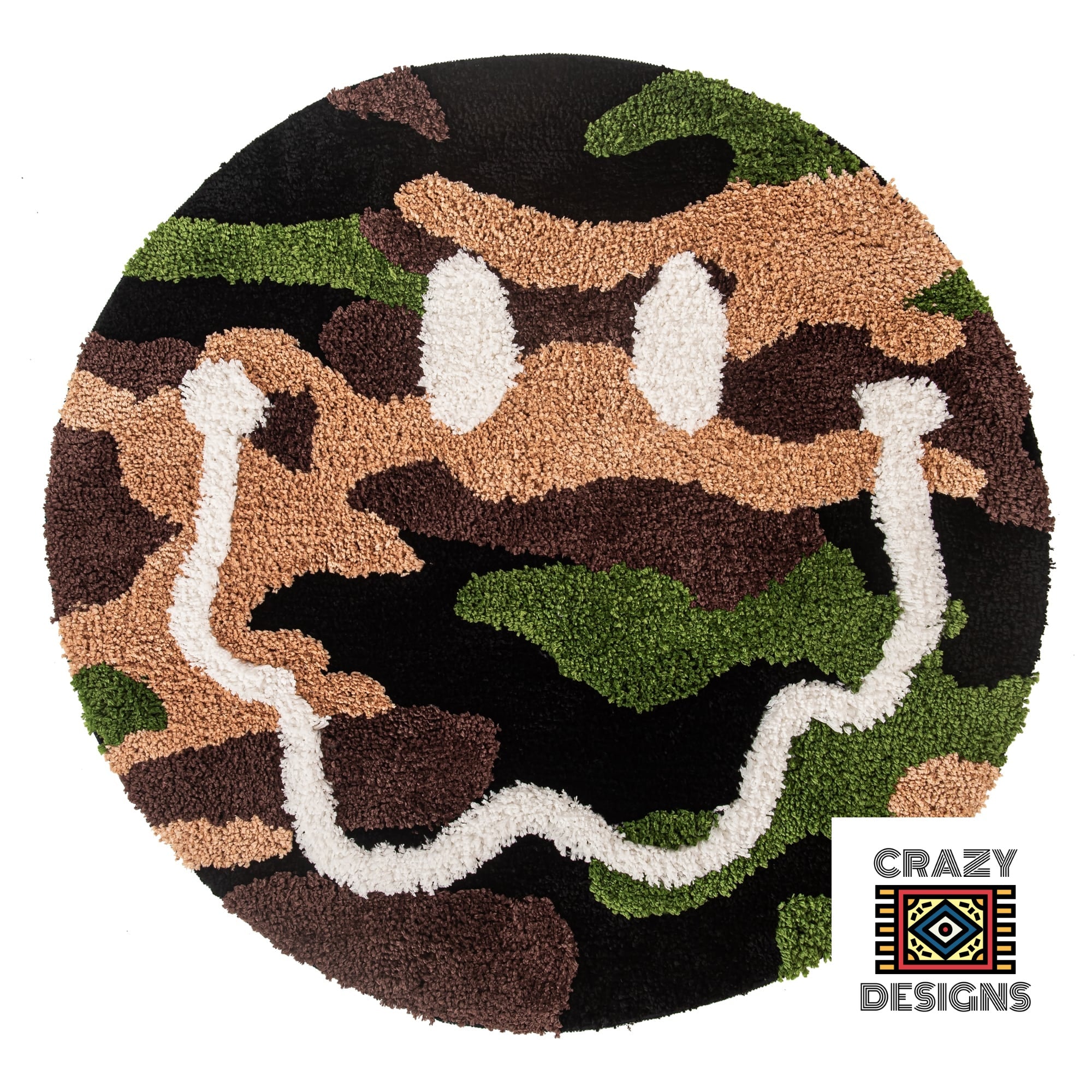 BAPE ABC Camo Big Rug Mat Green