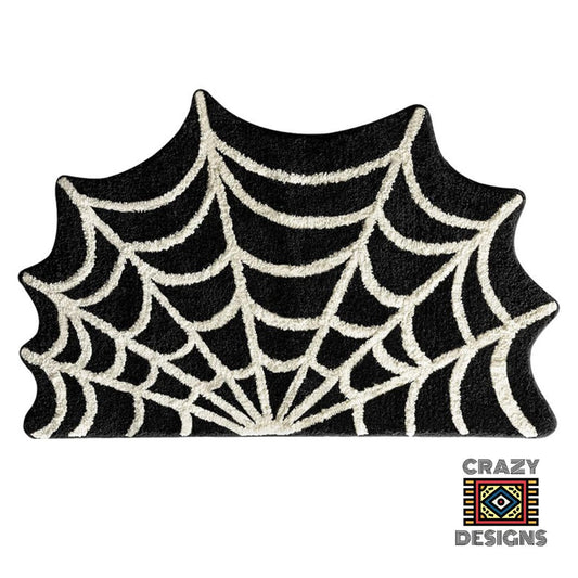 Custom Tufted Spider Cobweb Plush Non-Slip Carpet Rug