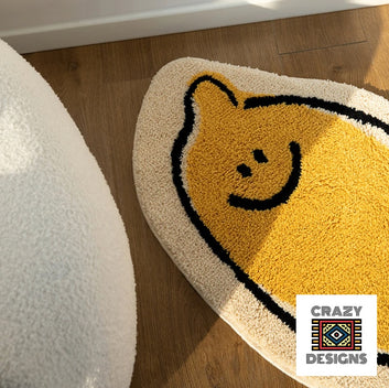 Custom Tufted Happy Lemon Fruit & Lemonade Non-Slip Carpet Rugs