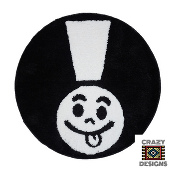 Custom Tufted Punctuation Mark Facial Expression Carpet Rugs